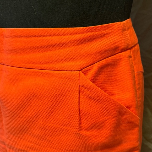 J. Crew Coral-Orange Pencil Skirt - Picture 2 of 5